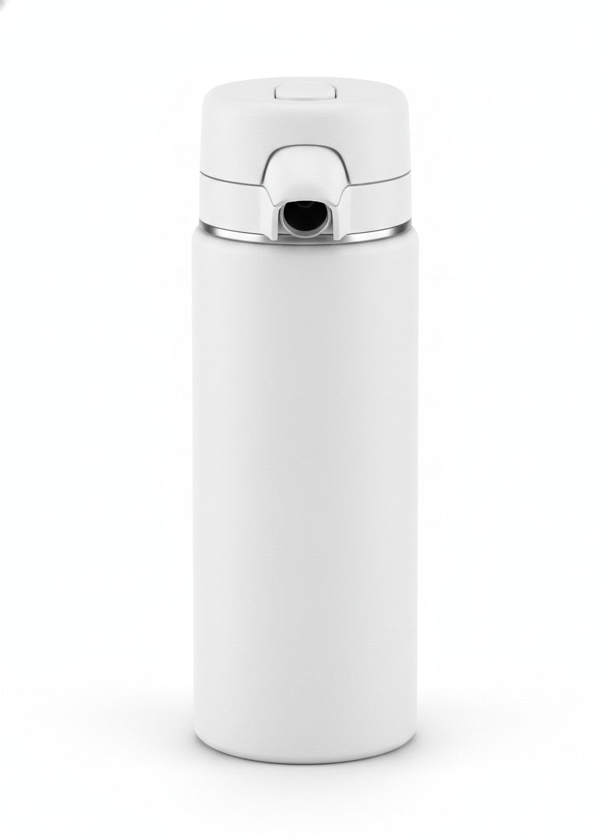 White Thermal Camp Coffee Flask Bottle