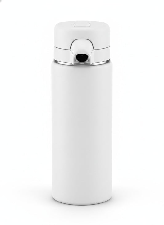 White Thermal Camp Coffee Flask Bottle