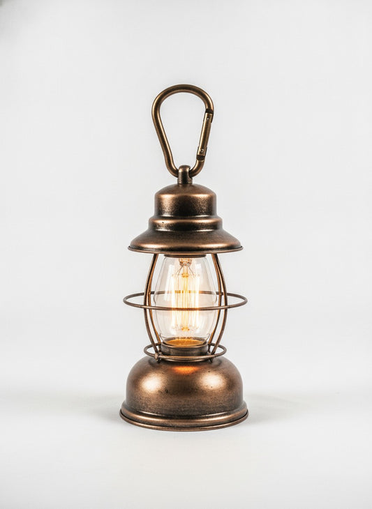 Bronze Vintage Style Hanging Tent Light