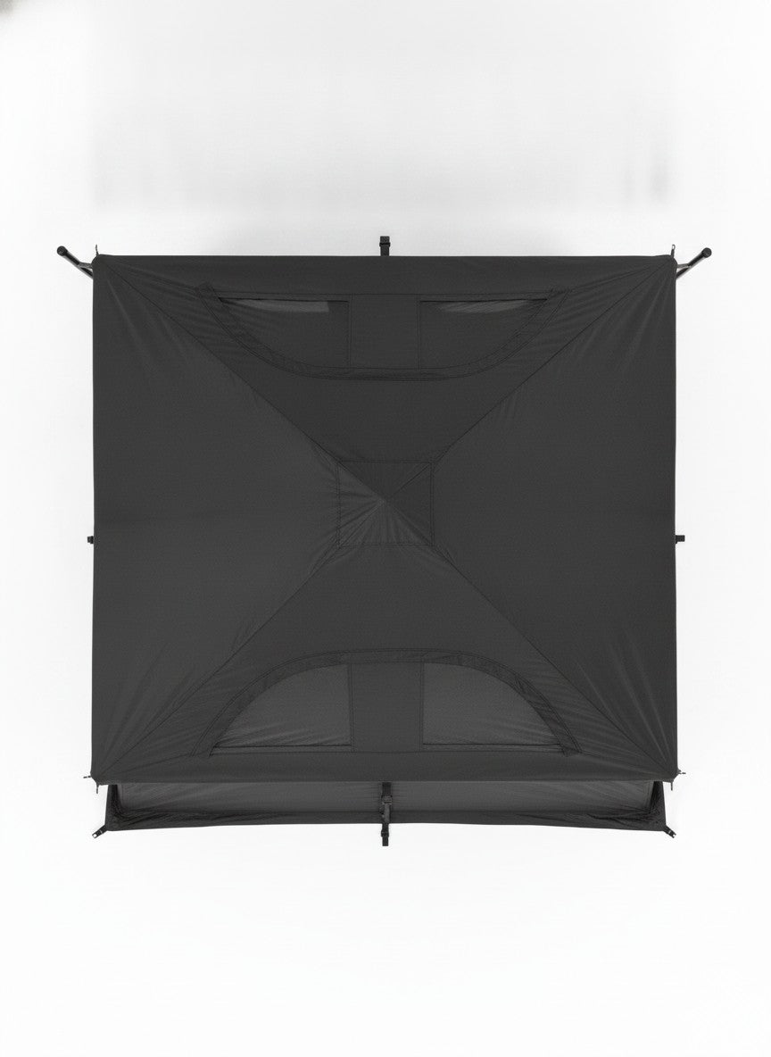 Black Four Season Cabin Family Tent