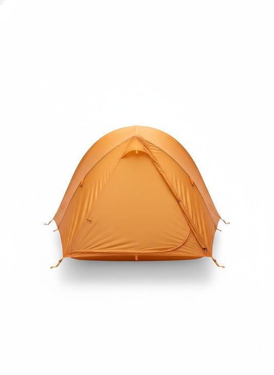 Orange Backpacking Tunnel Tent